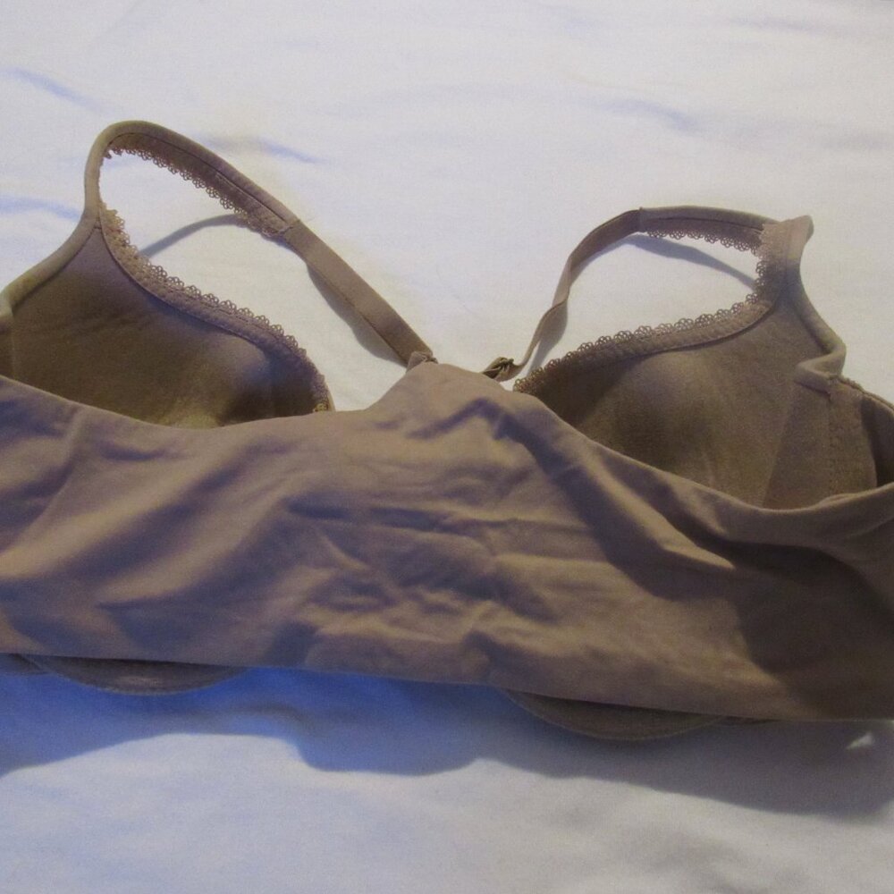Victoria's Secret Body By Victoria Racerback Demi Tan Bra 36D USED - Picture 5 of 6